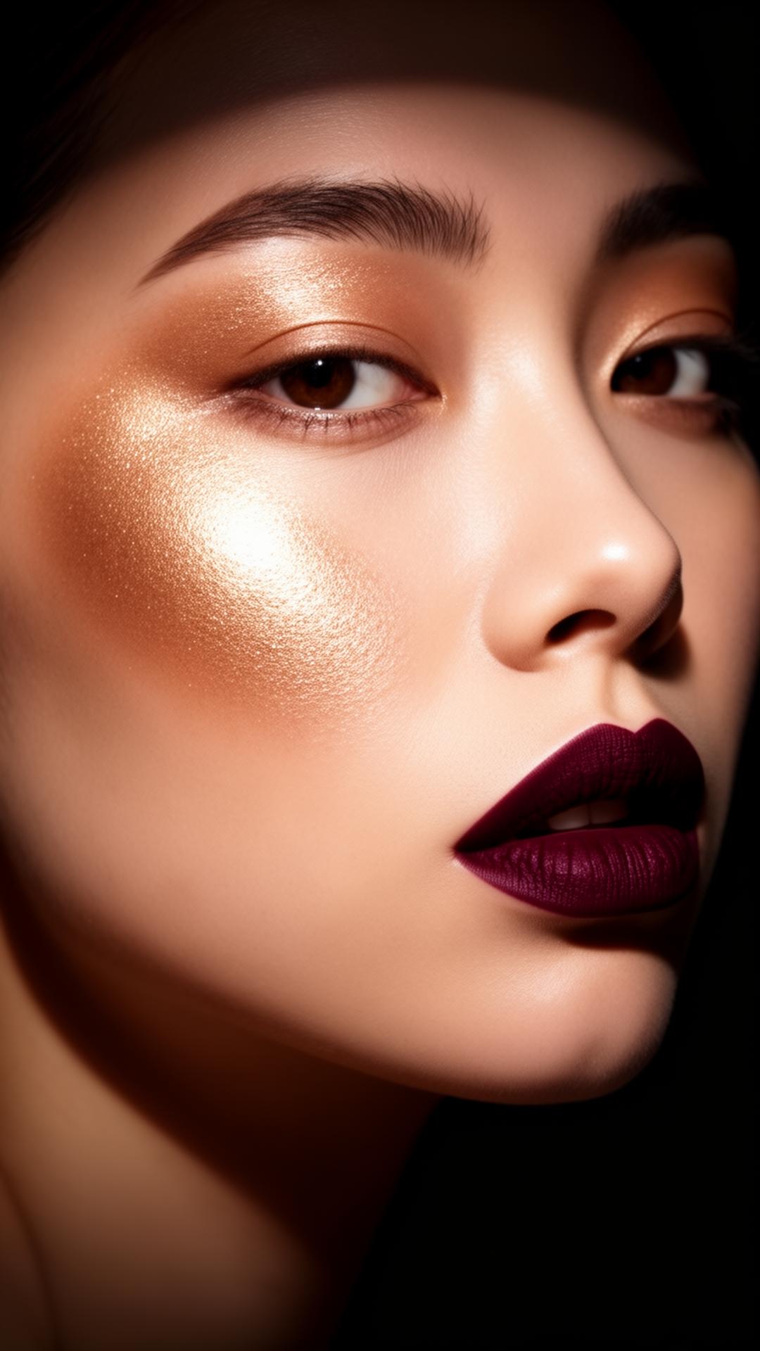 Beauty close-up portrait